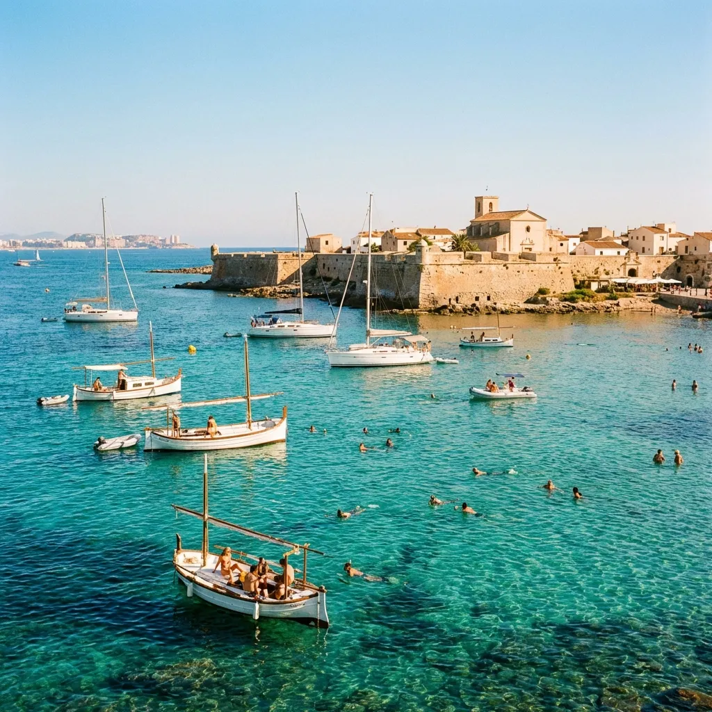 Aguas turquesas en la Reserva Marina de la Isla de Tabarca