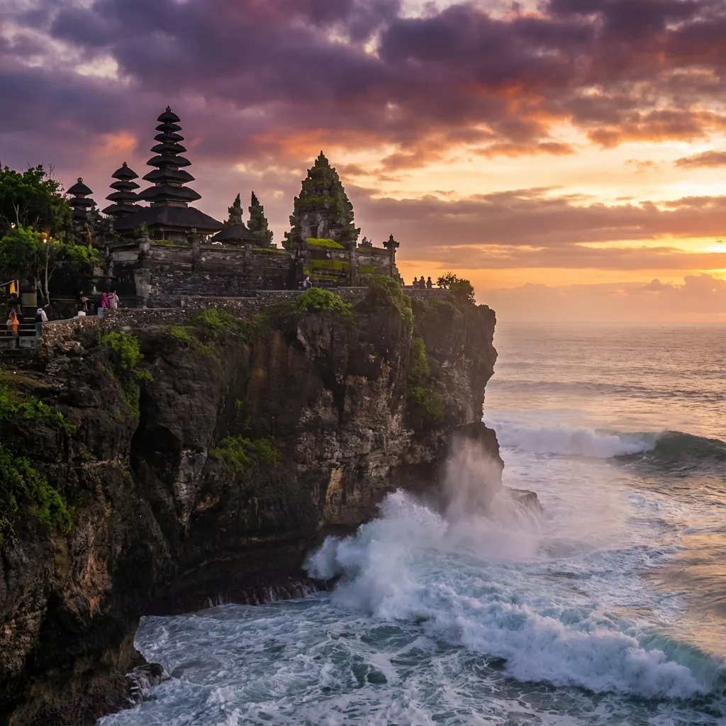 Templo Uluwatu Acantilado