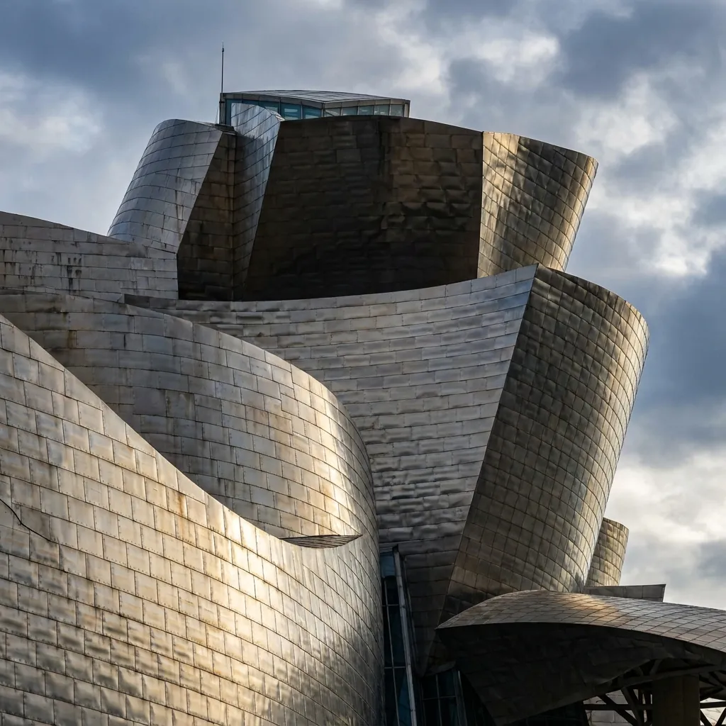 Museo Guggenheim reflejado en la ría