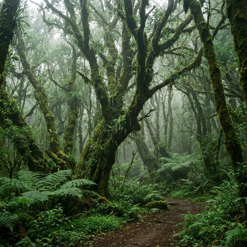 Bosque de laurisilva en Anaga Tenerife