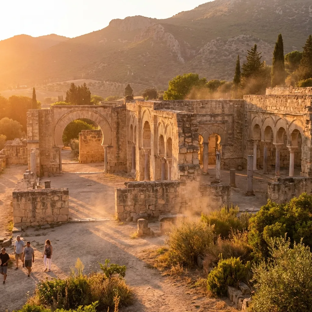 Ruinas de Medina Azahara al atardecer