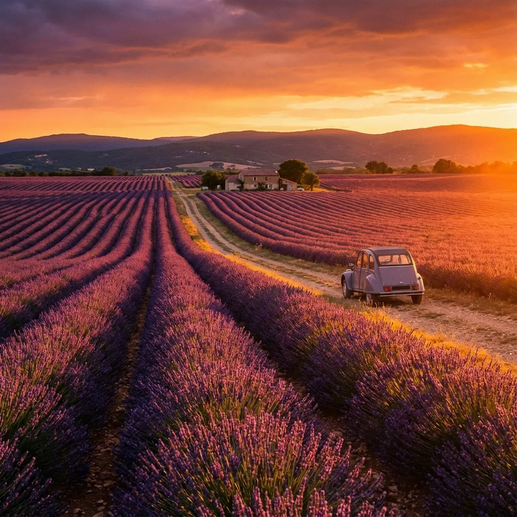 Campos de Lavanda en Provenza