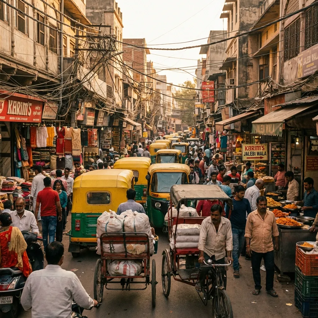 Calles de Vieja Delhi