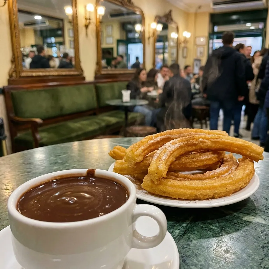 Chocolatería San Ginés: El templo nocturno (y diurno) del chocolate con churros desde 1894