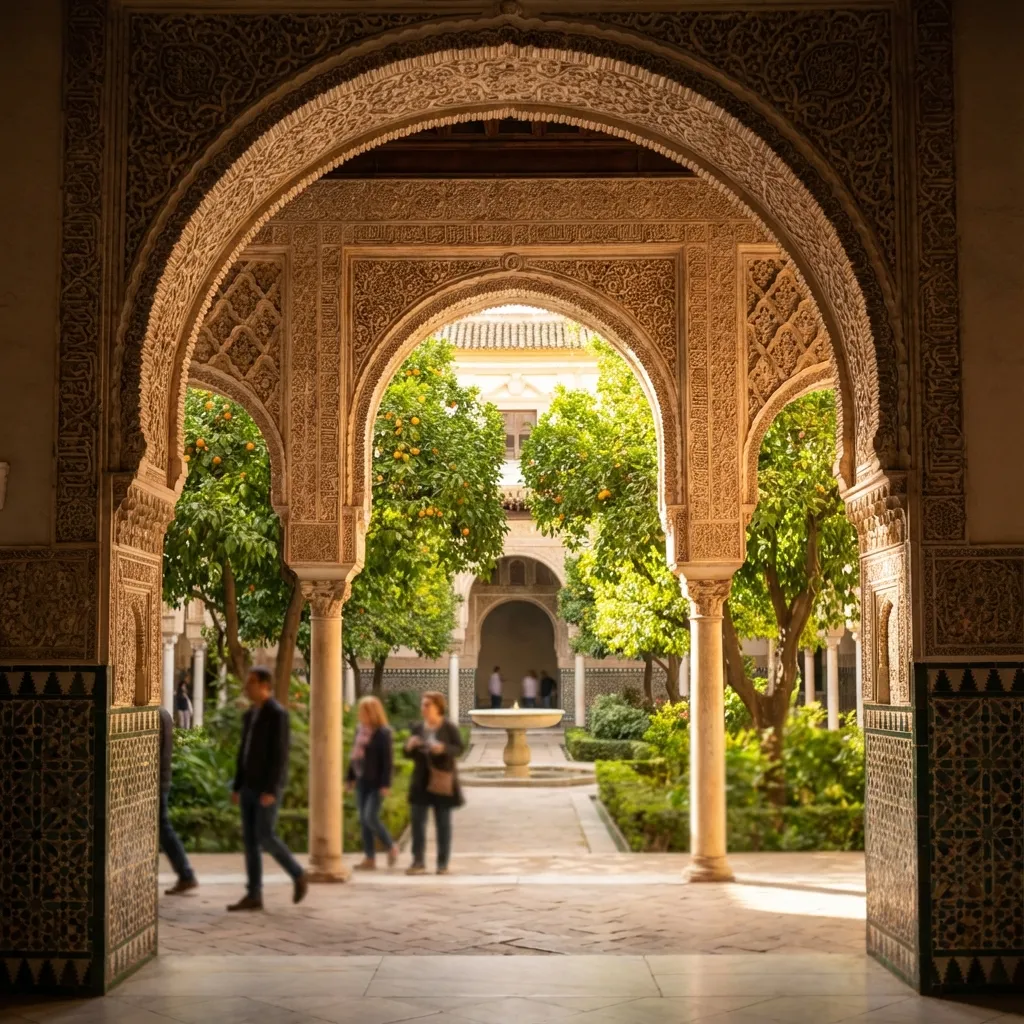 Interior del Real Alcázar de Sevilla