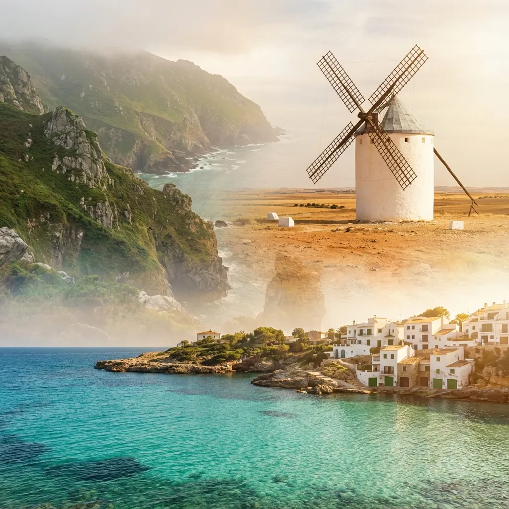 Diversidad de España: Costa y Molinos