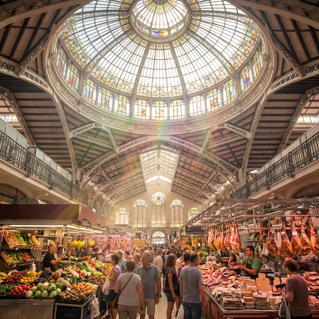 Cúpula del Mercado Central de Valencia
