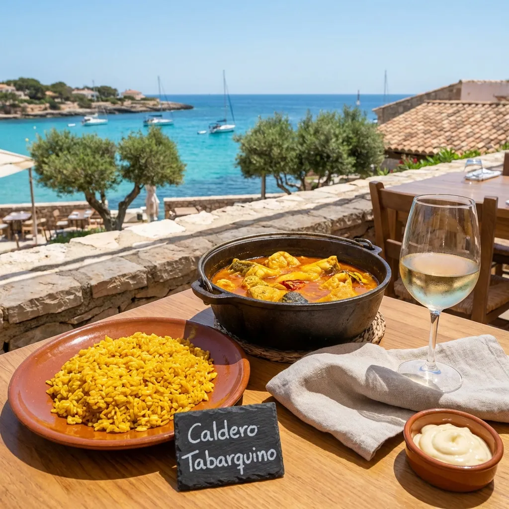 El Caldero: Pescado de roca y arroz a banda, servidos por separado. Una religión en la isla.
