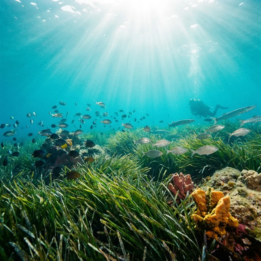Fondos cristalinos de la Reserva Marina de Tabarca.
