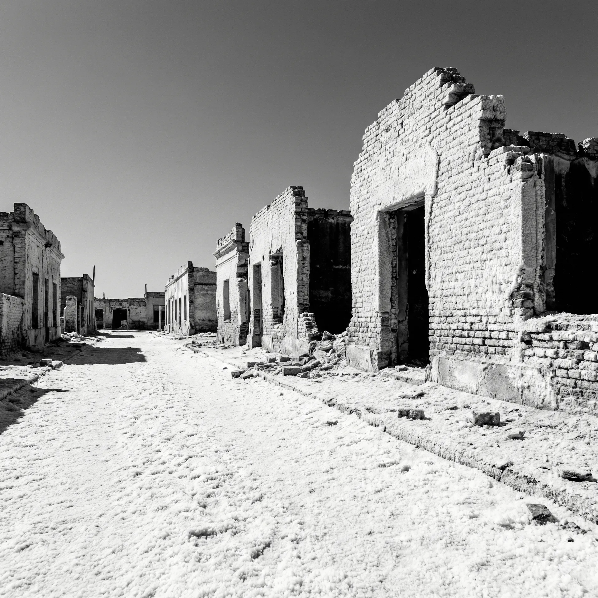 Ruinas blancas de Villa Epecuén
