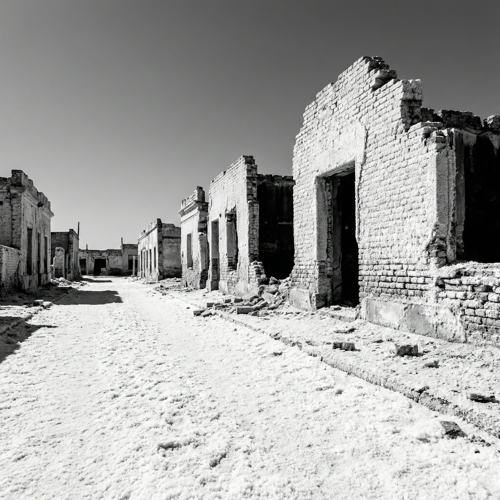 Ruinas blancas de Villa Epecuén
