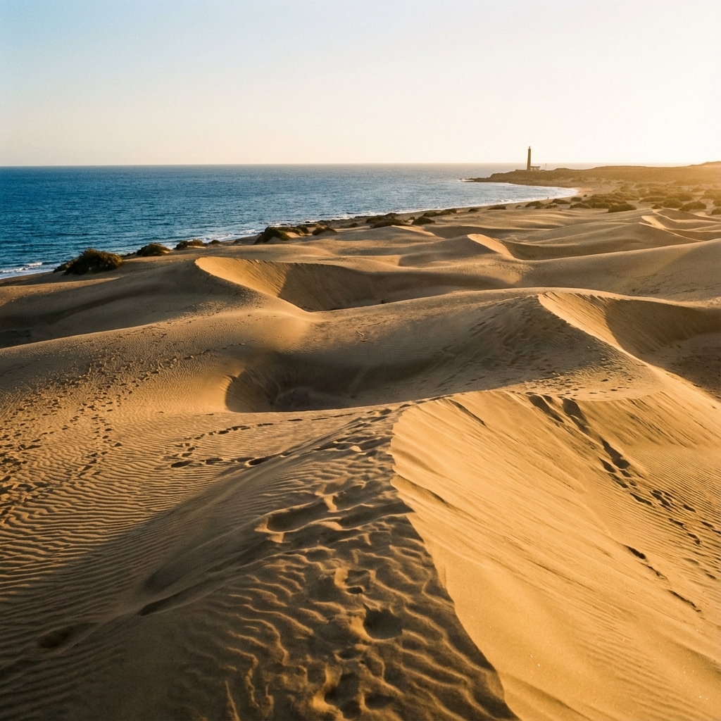 Dunas de Maspalomas al atardecer