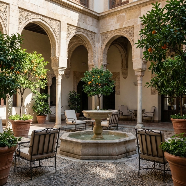 Dentro de la Alhambra hotel