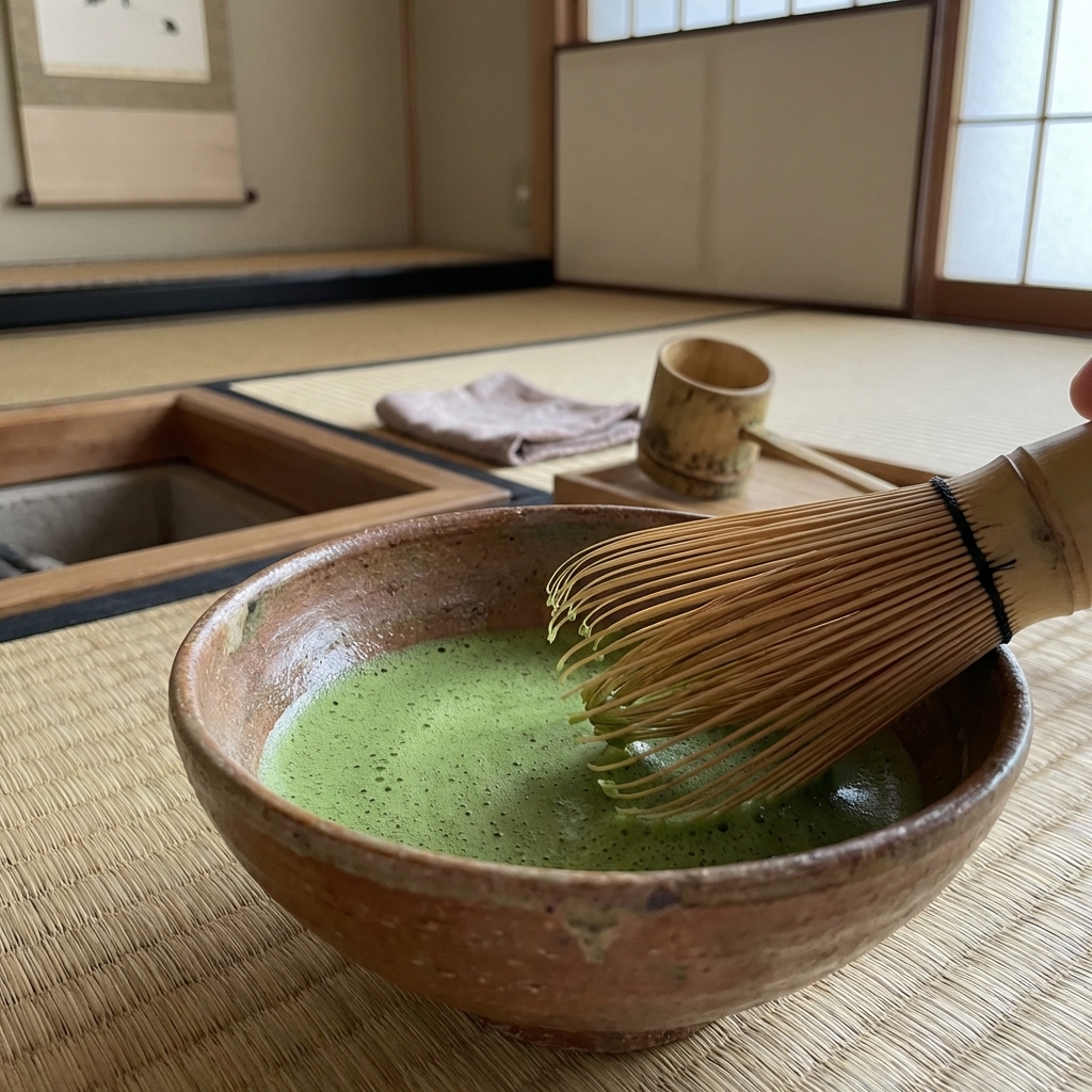 Ceremonia tradicional del té matcha
