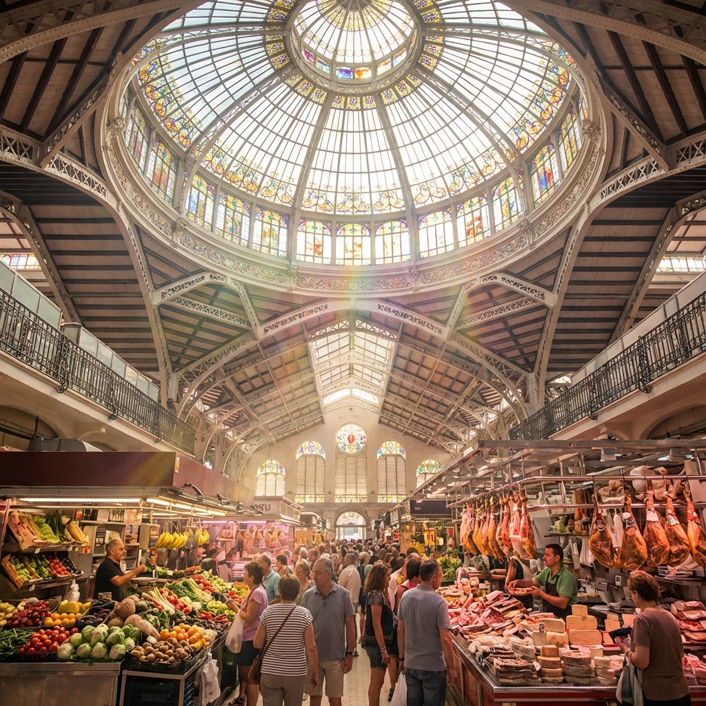 Cúpula del Mercado Central de Valencia