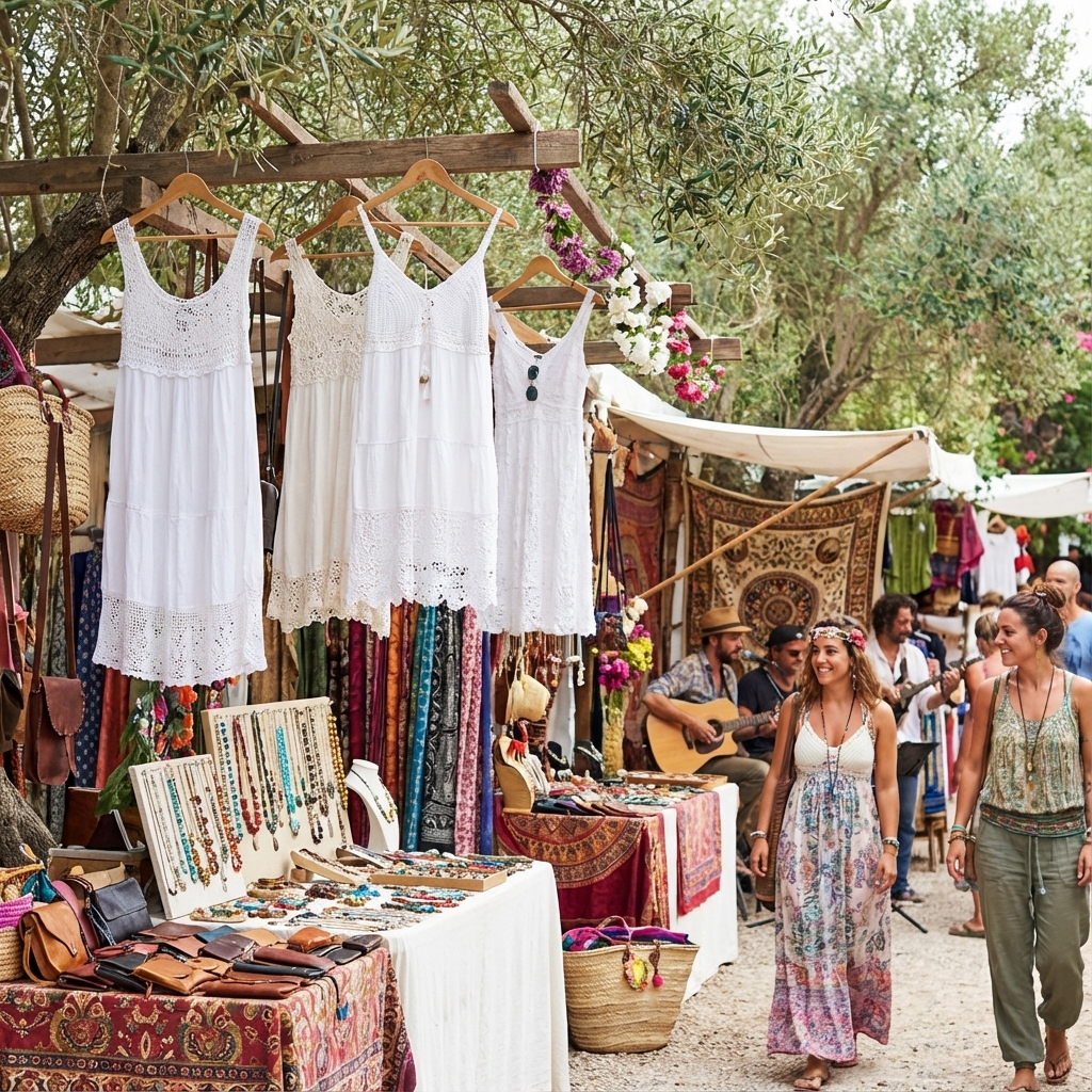 Mercadillos de Ibiza: Guía de Compras (Las Dalias vs Punta Arabí)